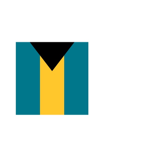 Fanion Table Drapeau Bahamas en Polyester