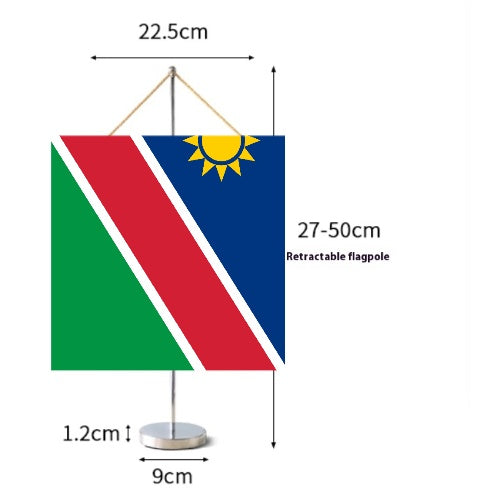 Fanion Table Drapeau Namibie en Polyester