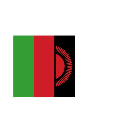 Fanion Table Drapeau Malawi en Polyester