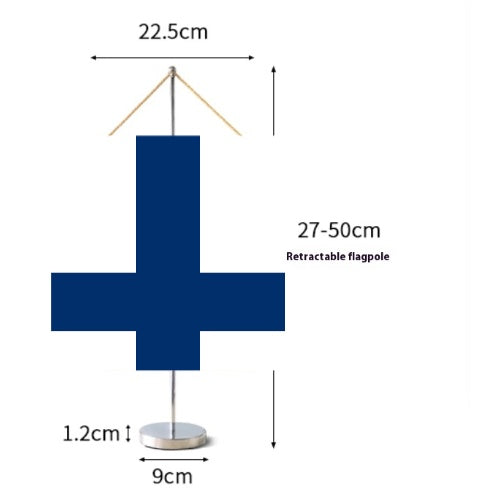 Fanion Table Drapeau Finlande en Polyester