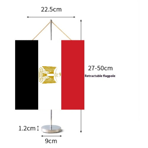 Fanion Table Drapeau Égypte en Polyester