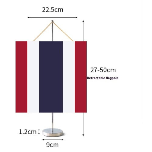Fanion Table Drapeau Thaïlande en Polyester