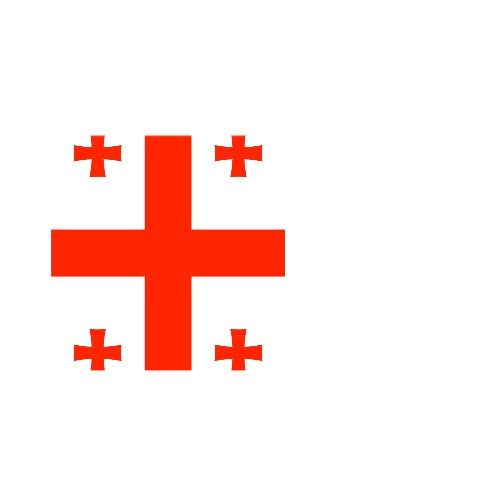 Fanion Table Drapeau Géorgie en Polyester