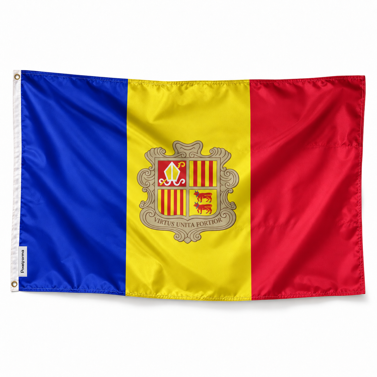 Drapeau d'Andorre – Plusieurs Tailles – Polyester Résistant