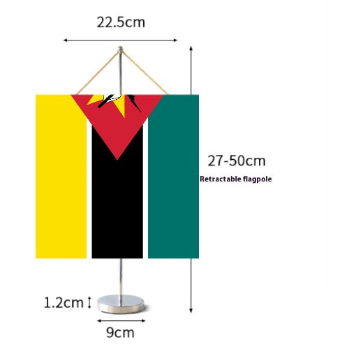Fanion Table Drapeau Mozambique en Polyester