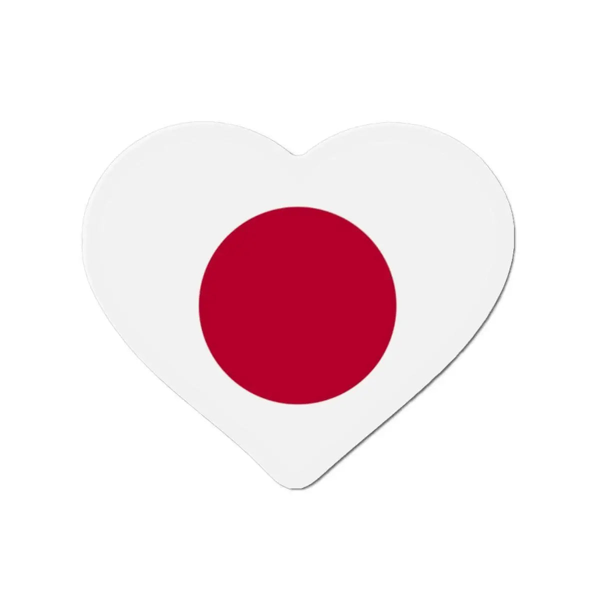 Aimant coeur drapeau japon forme cœur pour surface métallique