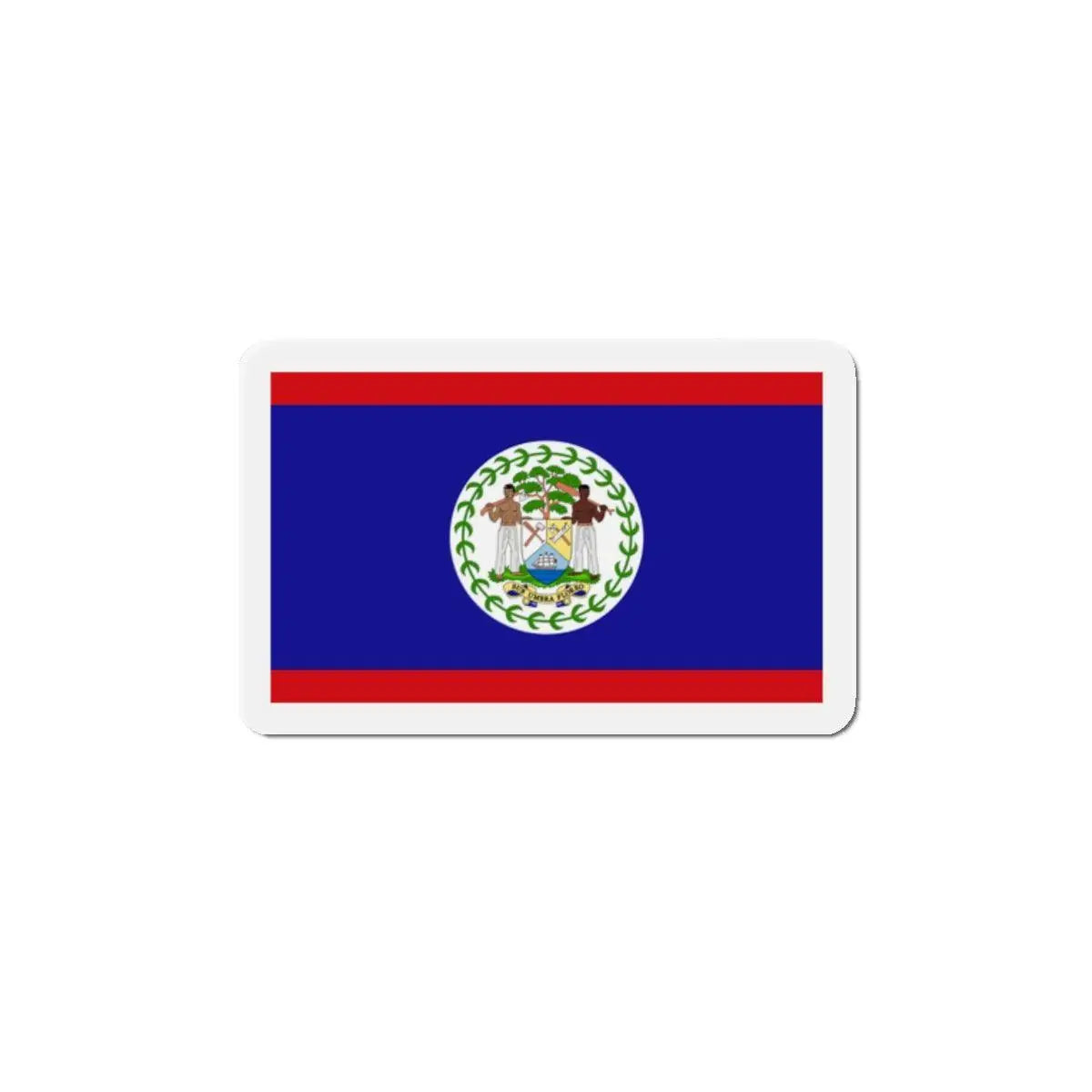 Aimant drapeau belize rectangulaire décoratif magnétique