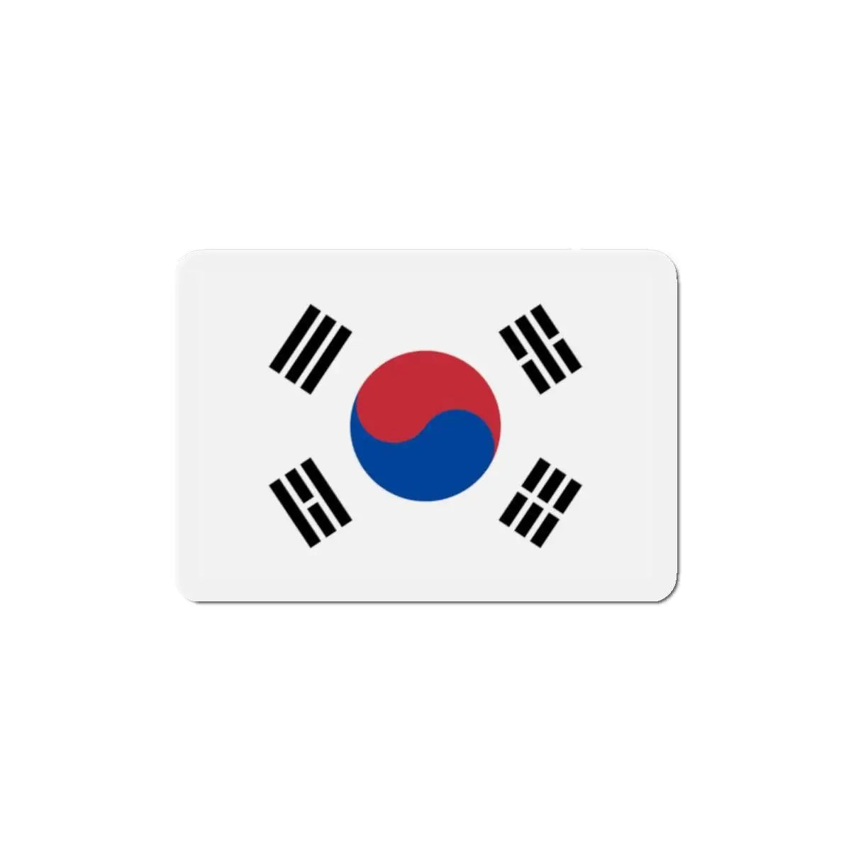 Aimant drapeau corée du sud rectangulaire décoratif