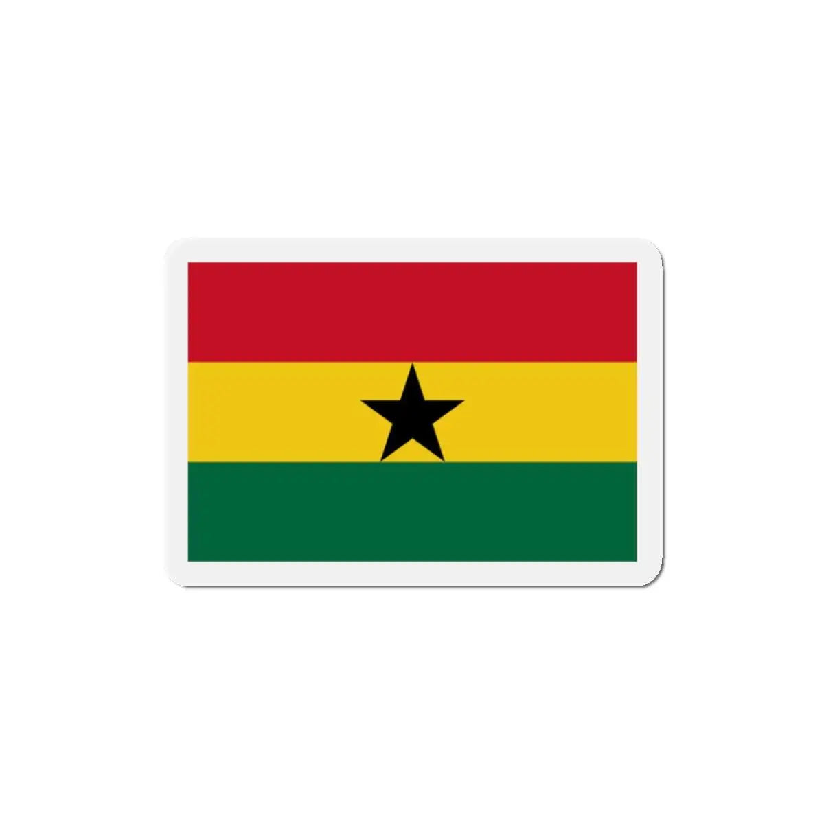 Aimant drapeau ghana rectangulaire décoratif magnétique