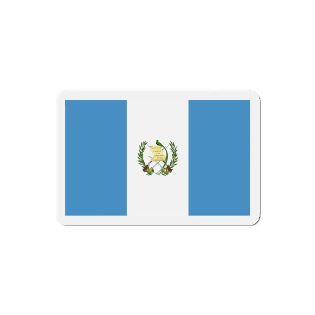 Aimant drapeau guatemala forme rectangulaire décoratif