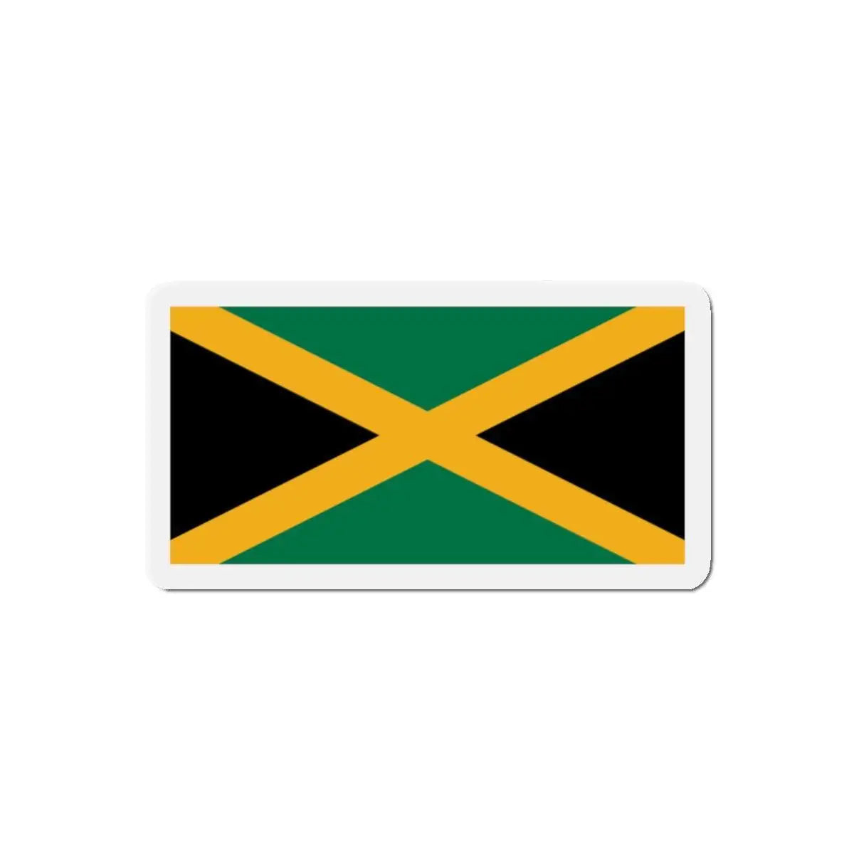 Aimant drapeau jamaïque rectangulaire décoratif magnet