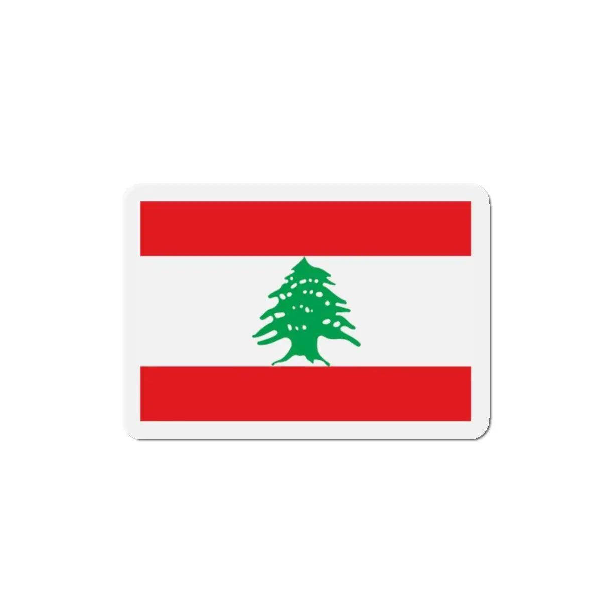 Aimant drapeau liban rectangulaire décoratif magnétique