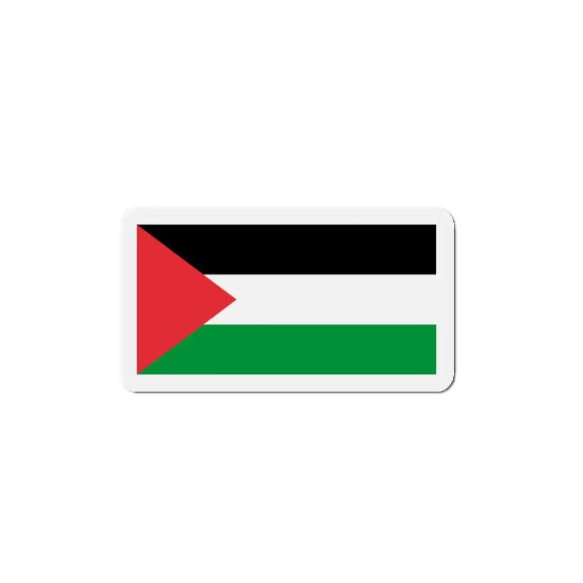 Aimant drapeau palestine forme rectangulaire décoratif