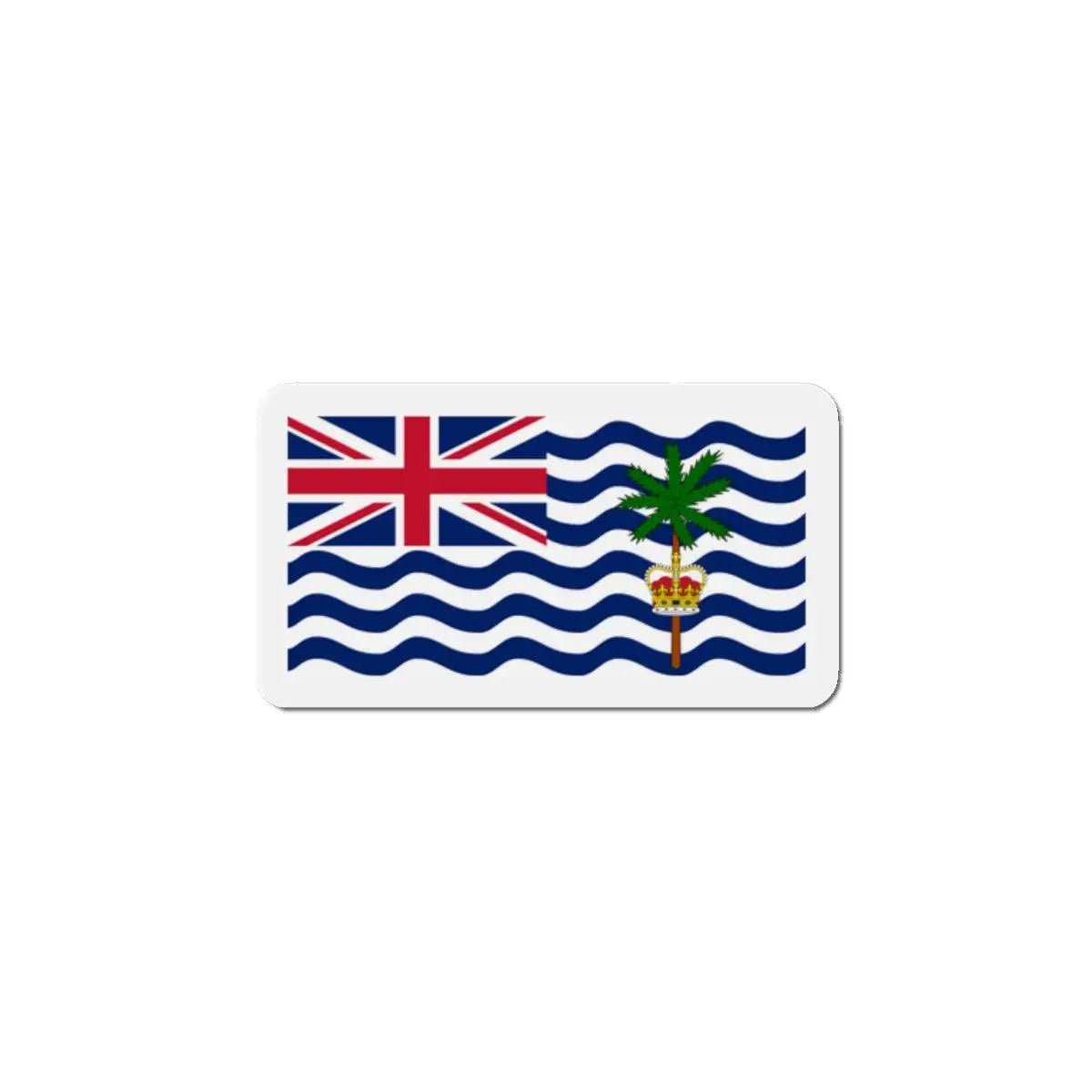 Aimant drapeau territoire britannique forme rectangulaire