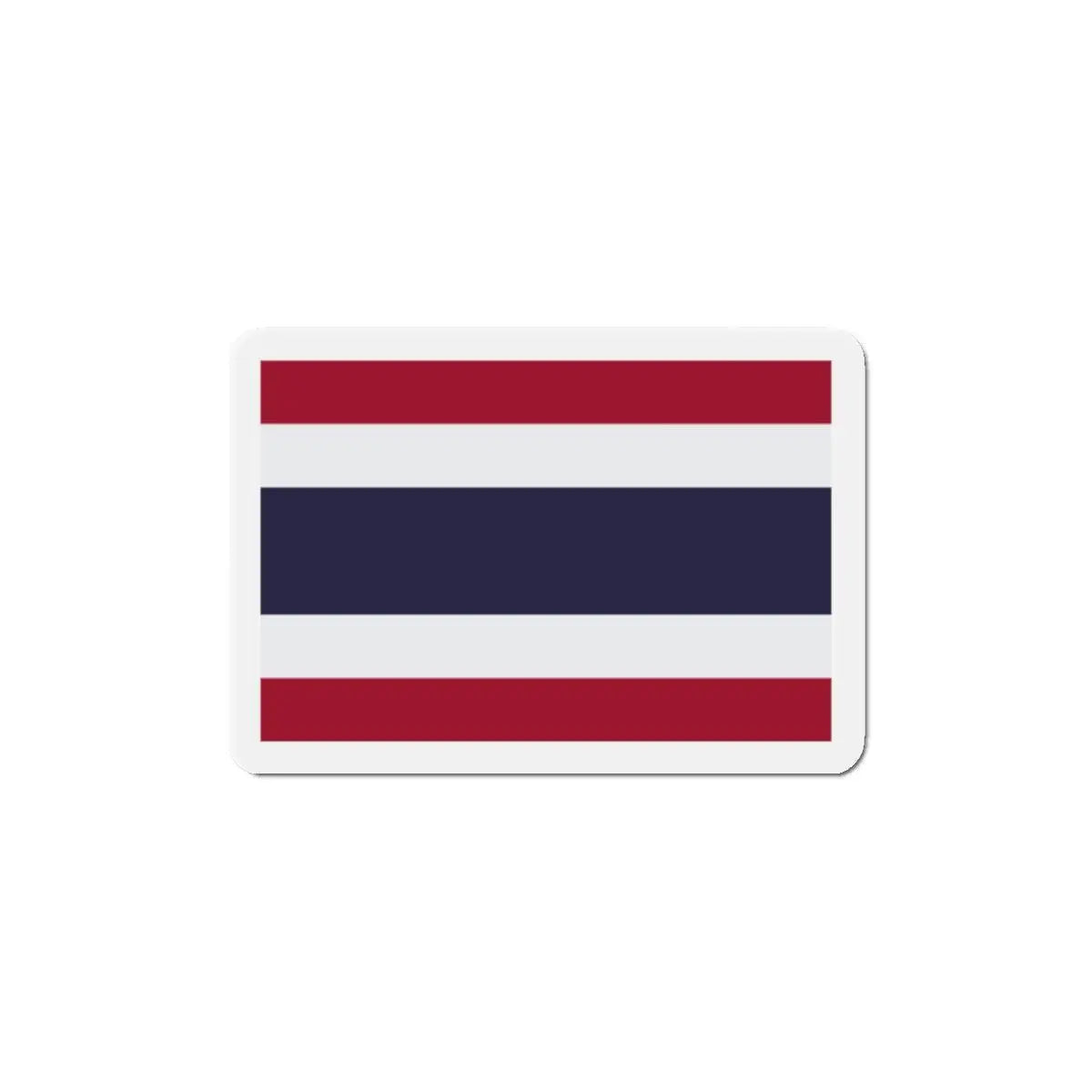 Aimant drapeau thaïlande forme rectangulaire décoratif