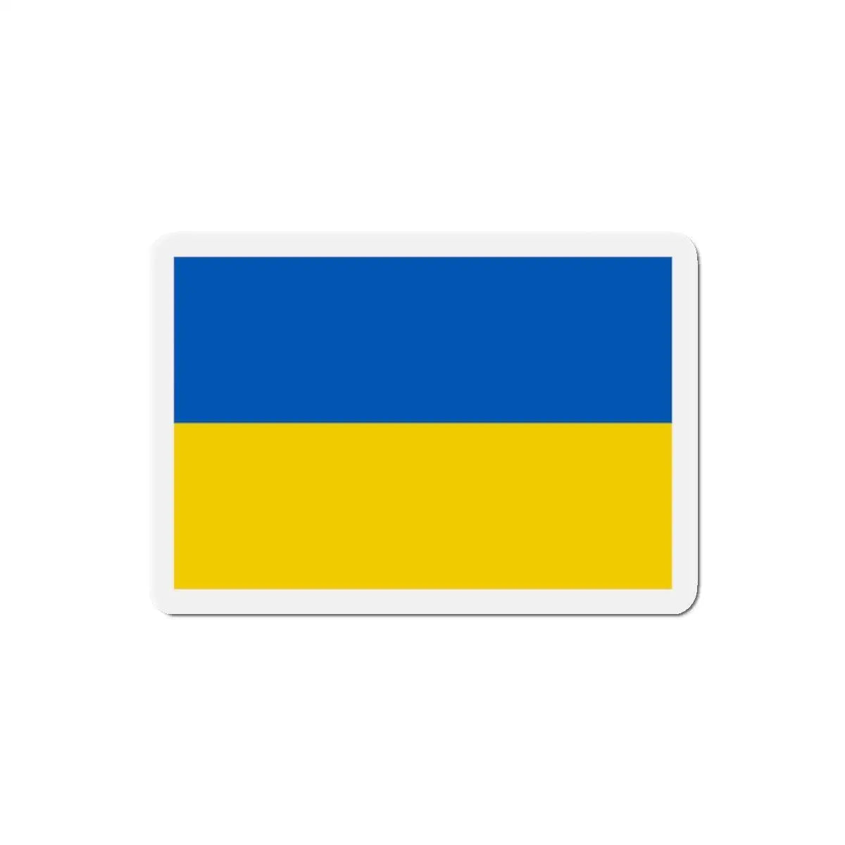 Aimant drapeau ukraine forme rectangulaire magnétique déco