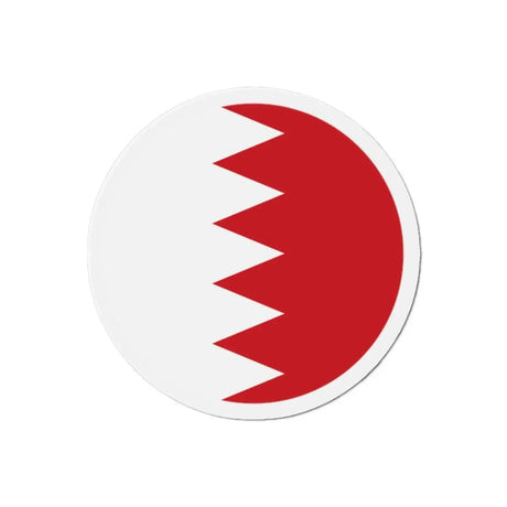 Aimant rond drapeau bahreïn forme décorative aimantée