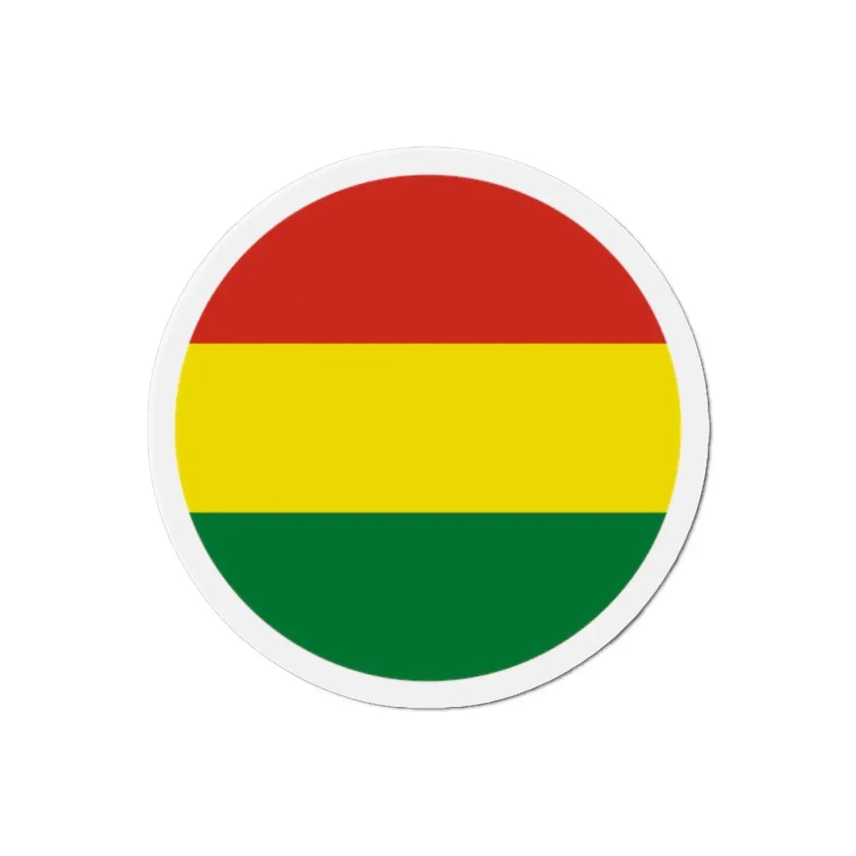 Aimant rond drapeau bolivie forme décorative magnétique