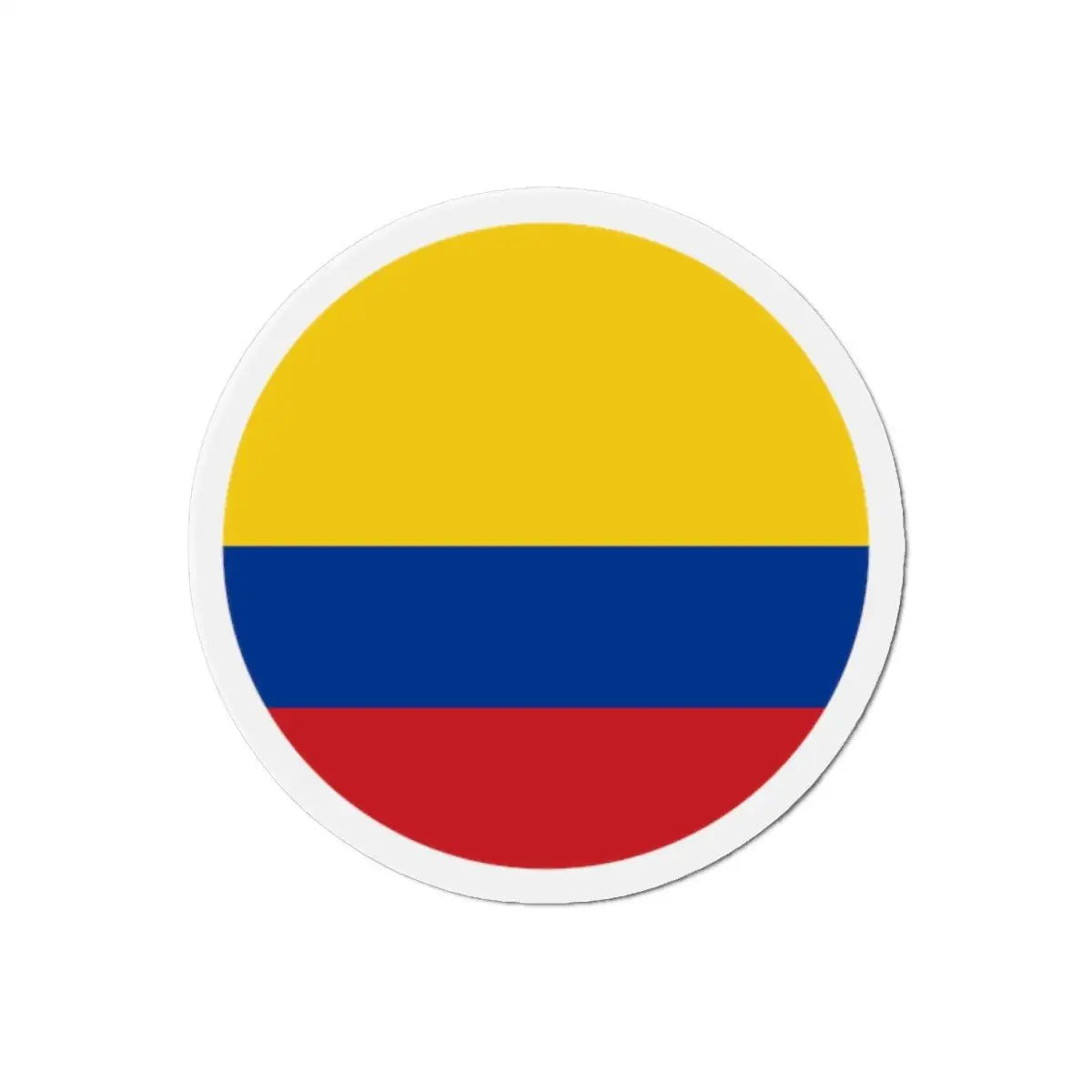 Aimant rond drapeau colombie décoratif magnet réfrigérateur