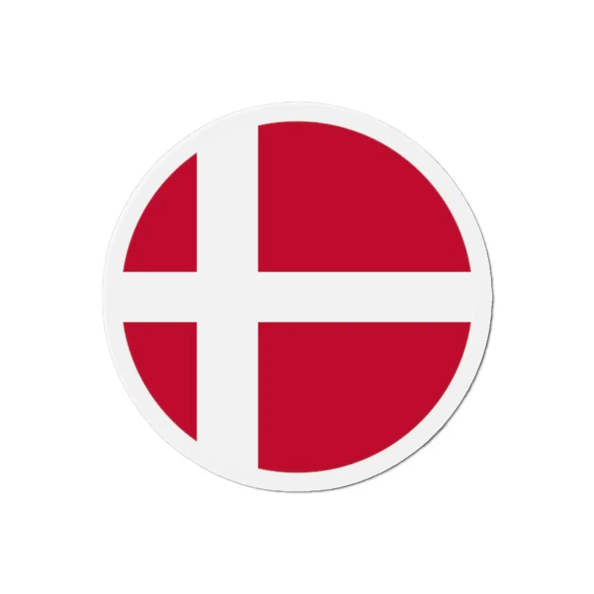 Aimant rond drapeau danemark forme décorative magnétique