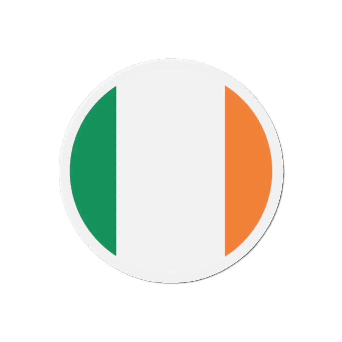 Aimant rond drapeau irlande forme décorative aimantée