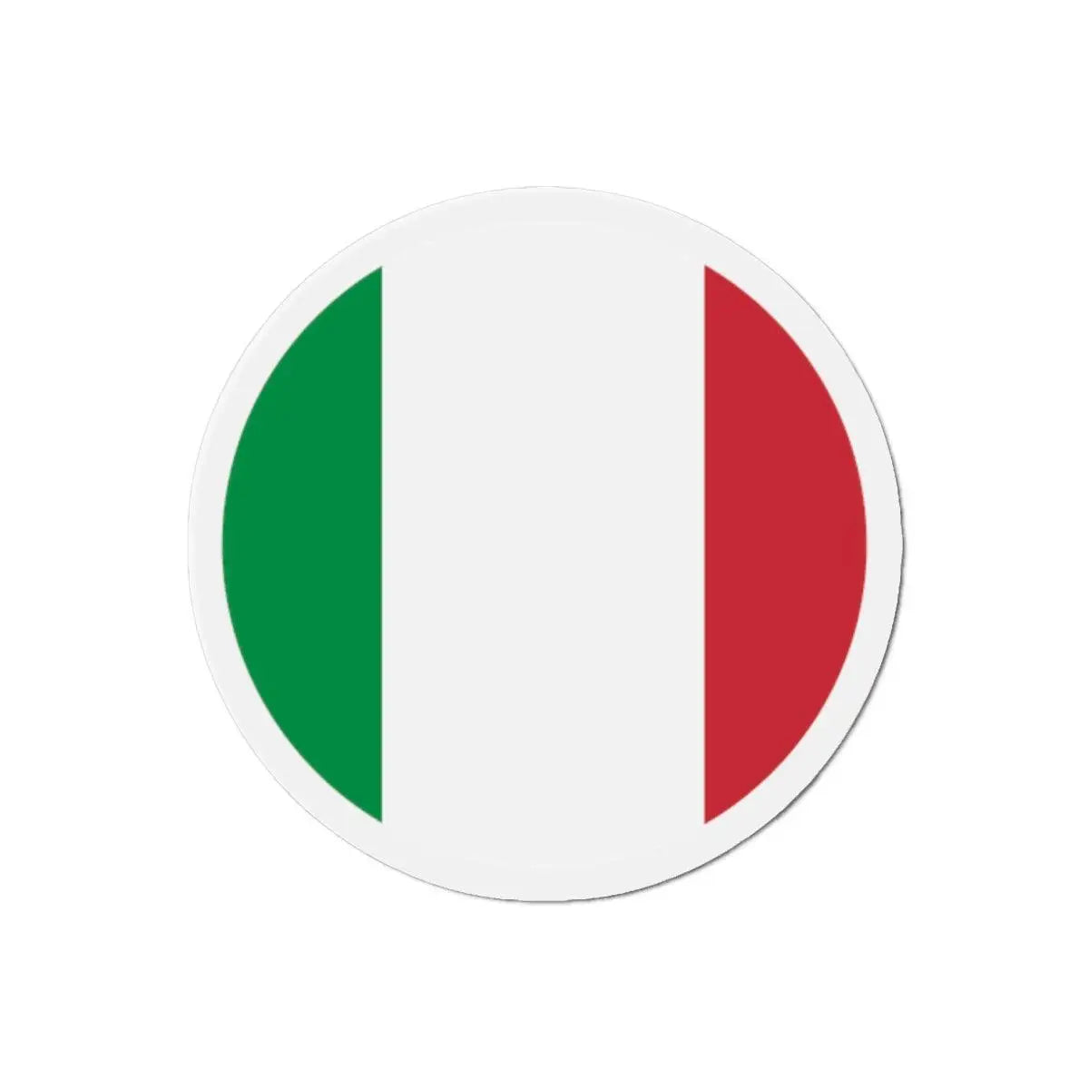 Aimant rond drapeau italie forme décorative pour réfrigérateur