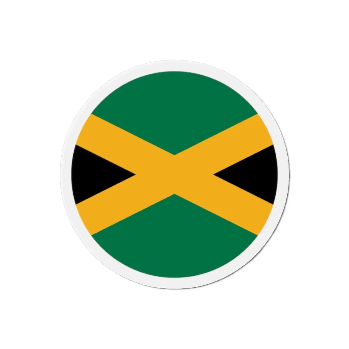 Aimant rond drapeau jamaïque magnétique décoratif coloré