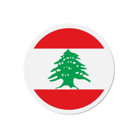 Aimant rond drapeau liban magnétique décoratif souvenir