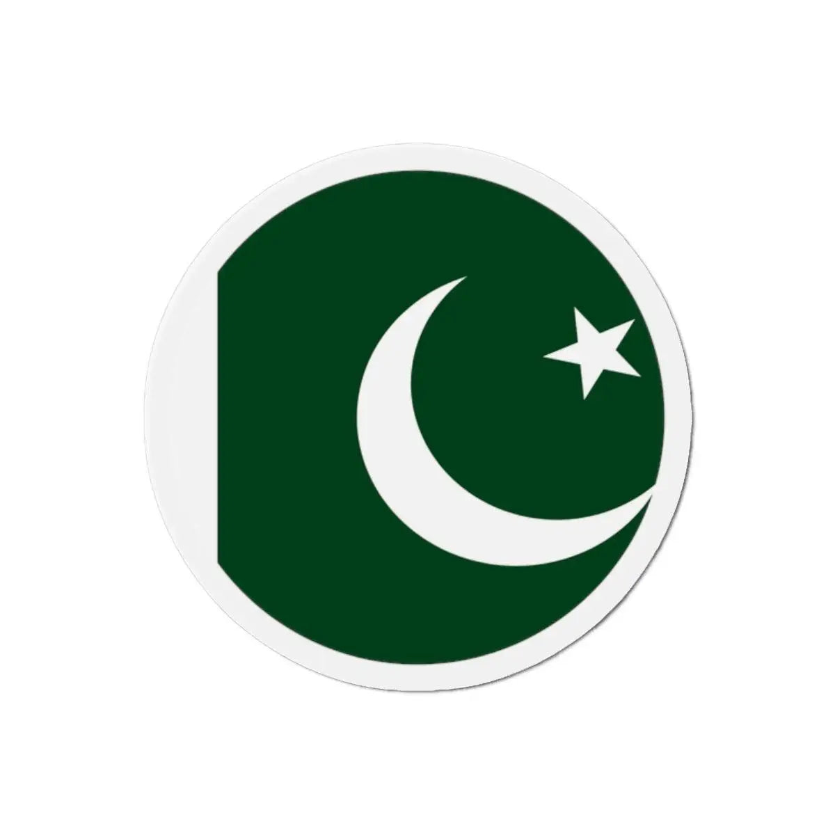 Aimant rond drapeau pakistan forme décorative magnétique