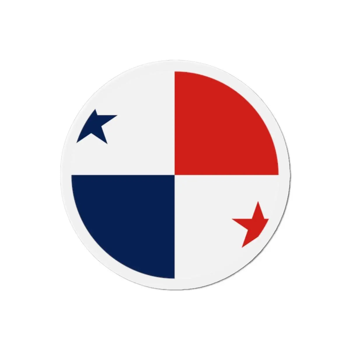 Aimant rond drapeau panama forme décorative aimantée