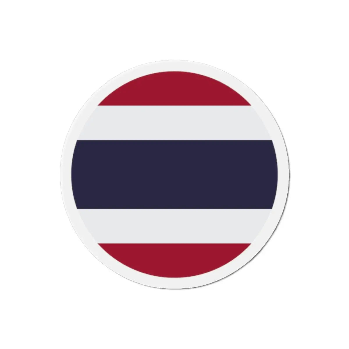 Aimant rond drapeau thaïlande forme décorative souvenir