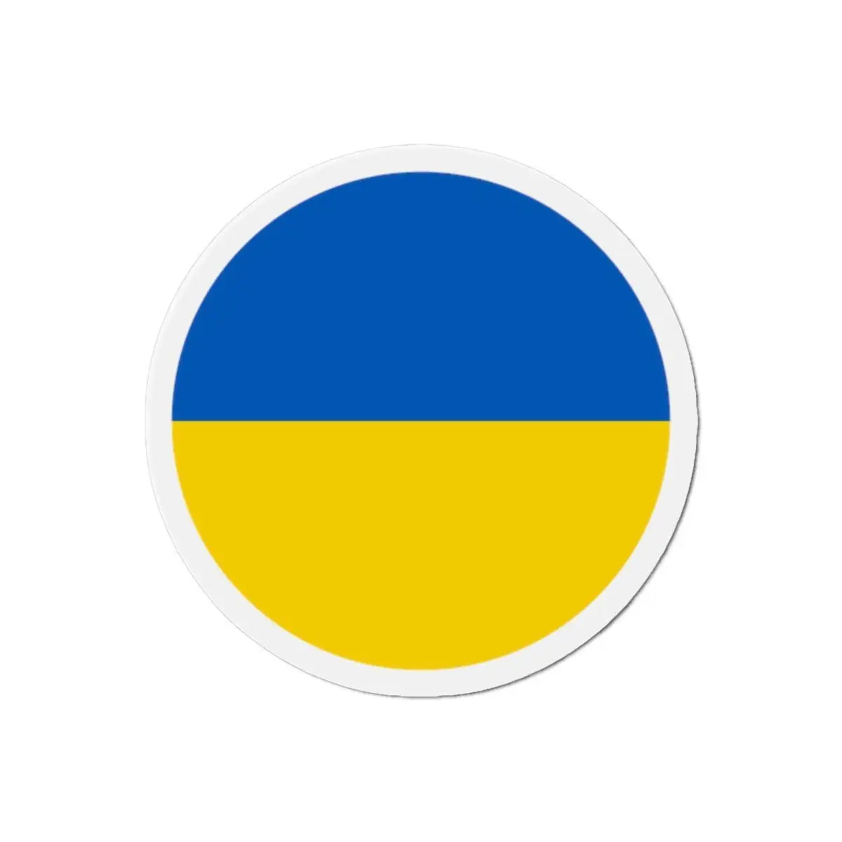 Aimant rond drapeau ukraine déco magnétique souvenir