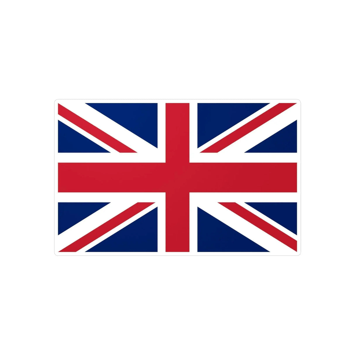 Autocollant drapeau royaume-uni rectangle pvc résistant