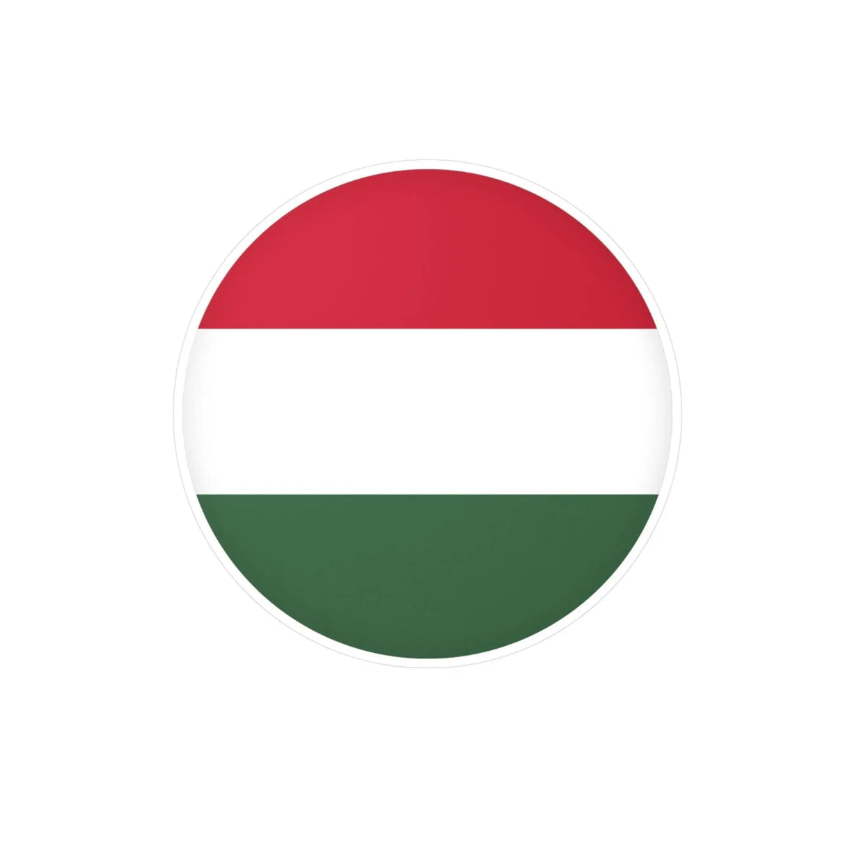 Autocollant rond hongrie pvc résistant personnalisation