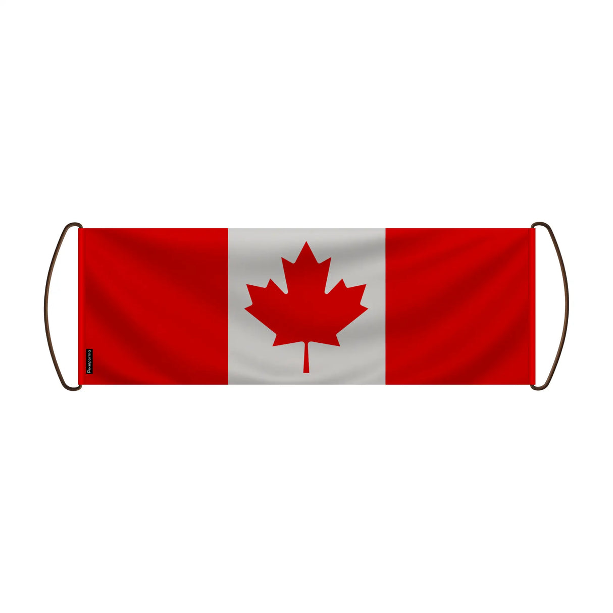 Bannière de défilement canada en polyester à main festive
