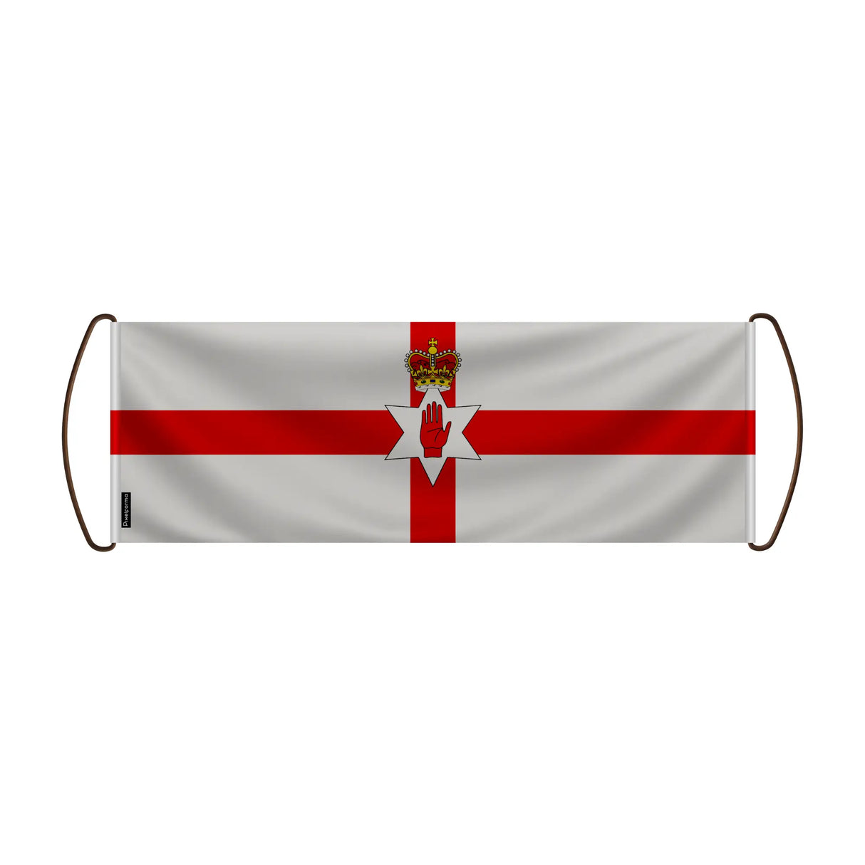 Bannière de défilement irlande du nord en polyester