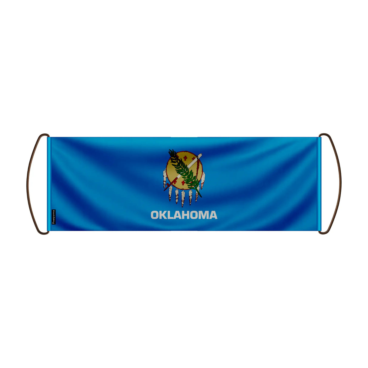 Bannière de défilement oklahoma polyester pour événements sportifs