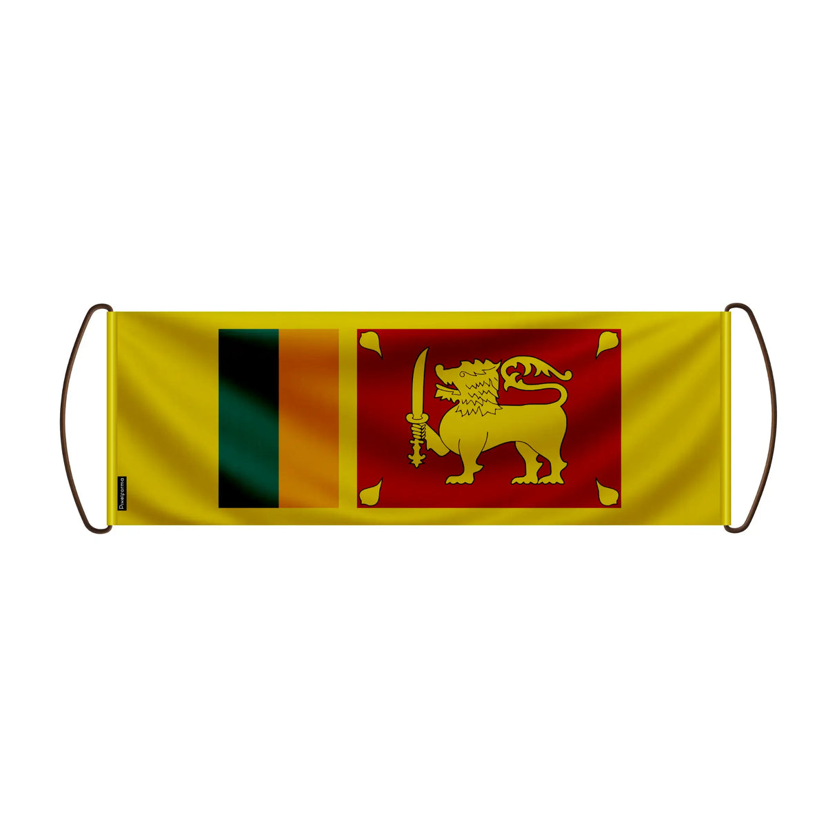 Bannière de défilement sri lanka en polyester qualité