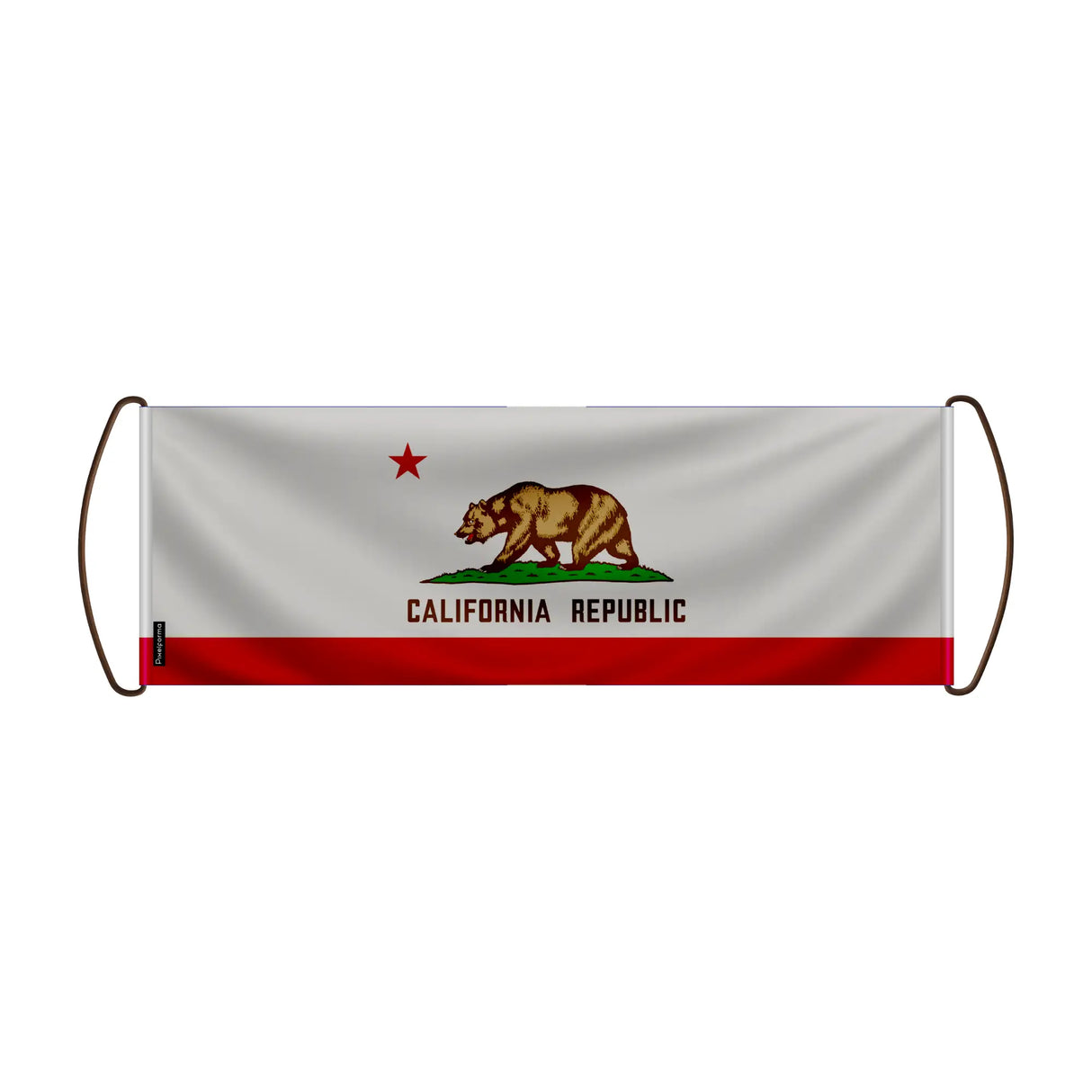 Bannière défilante californie polyester pour événements sportifs