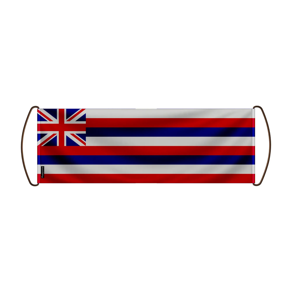 Bannière défilante hawaï polyester pour événements sportifs