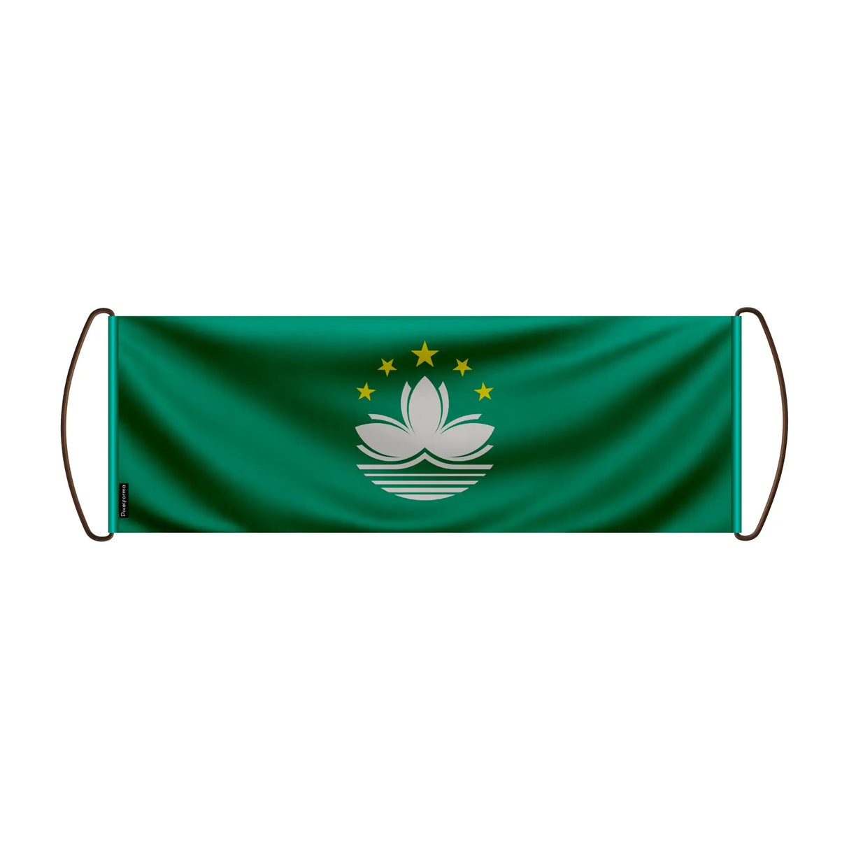 Bannière défilement drapeau macao en polyester festif