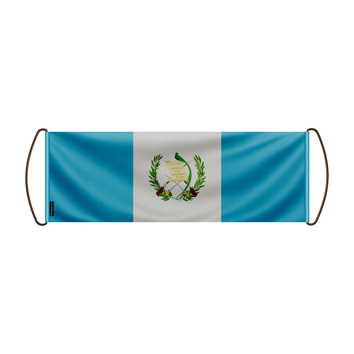 Bannière défilement guatemala en polyester pour événements