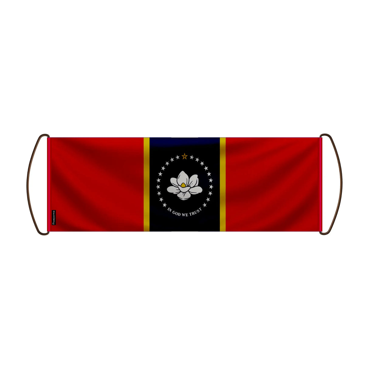 Bannière défilement mississippi polyester pour événements sportifs