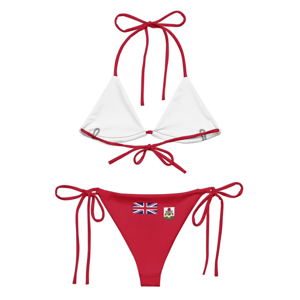Bikini drapeau bermudes à cordon recyclé orné confortable