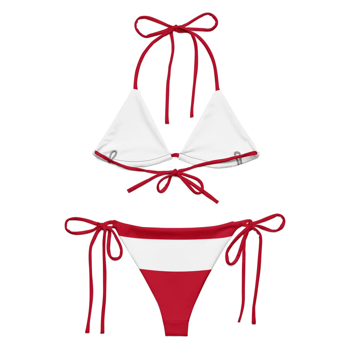 Bikini femme autriche cordon recyclé orné confort optimal