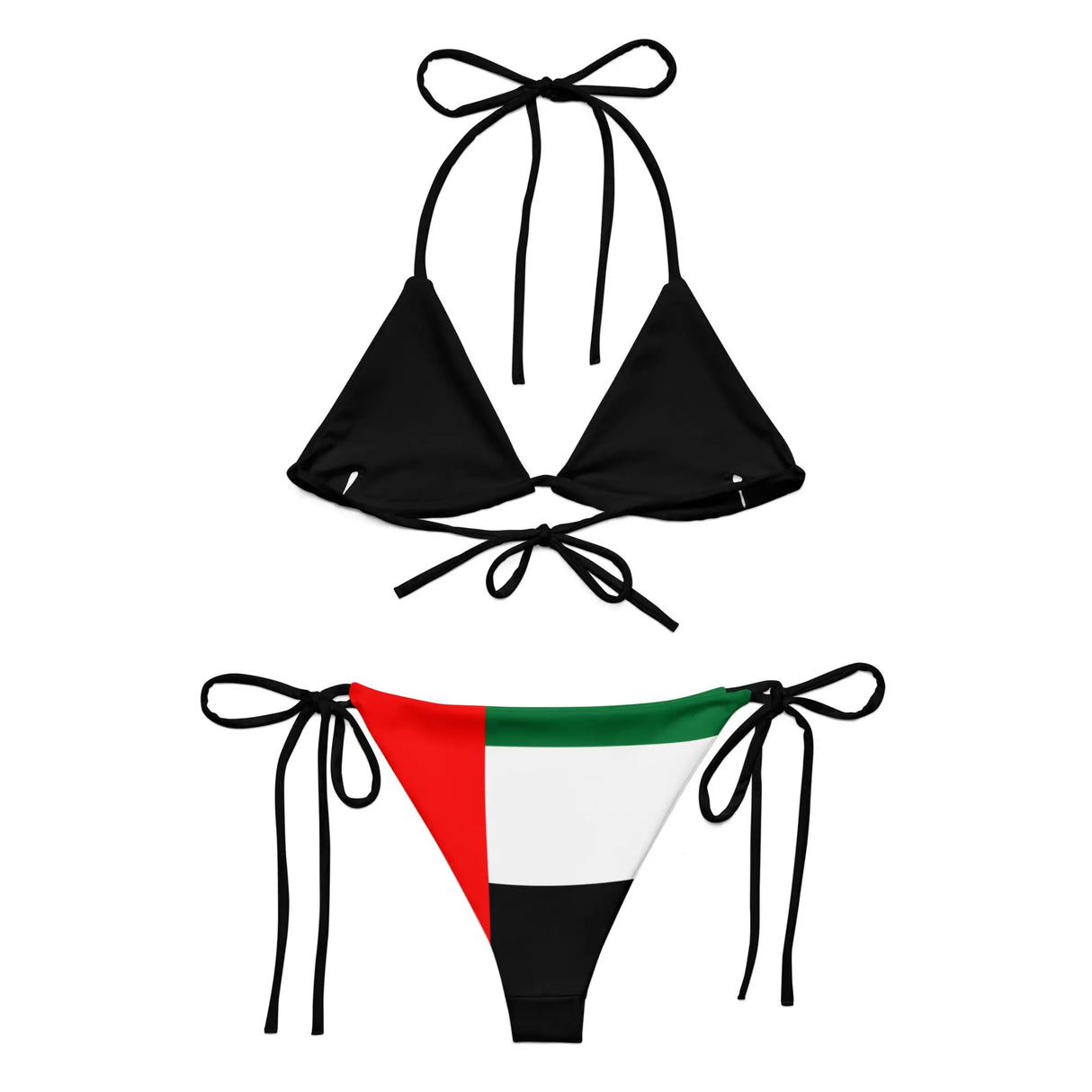 Bikini femme émirats arabes unis cordon recyclé orné