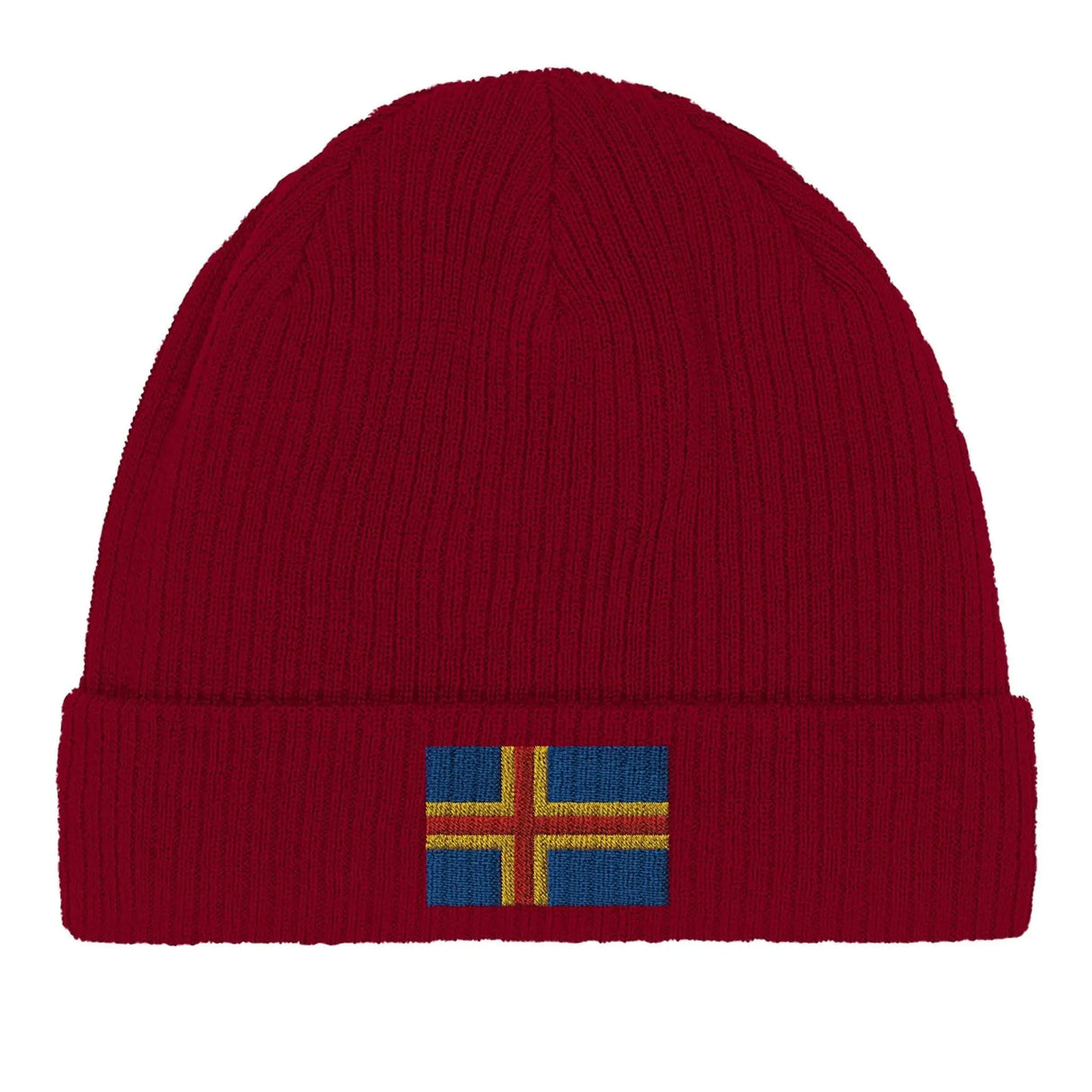 Bonnet coton drapeau d’åland broderie usage quotidien