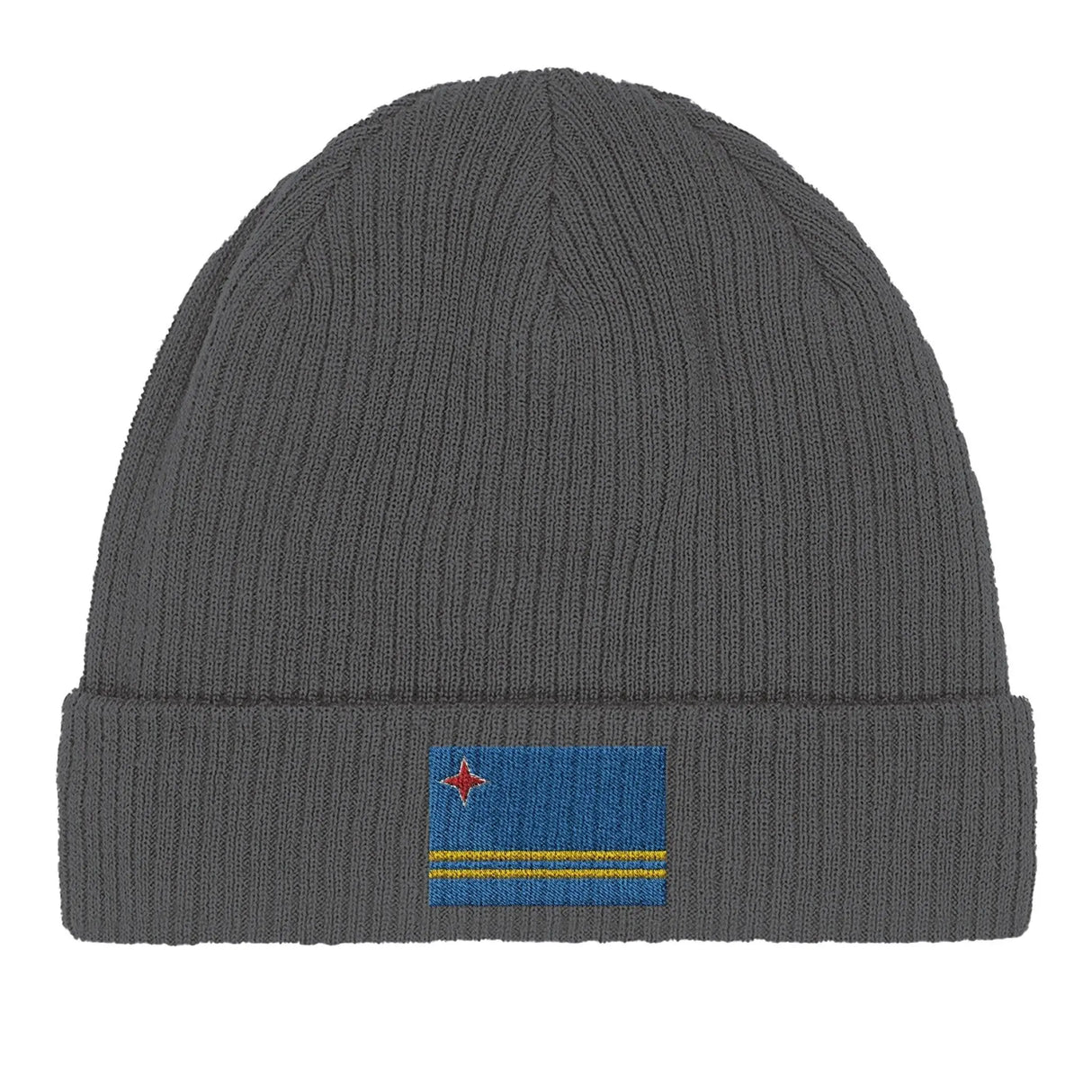 Bonnet coton drapeau d’aruba broderie douce et confortable
