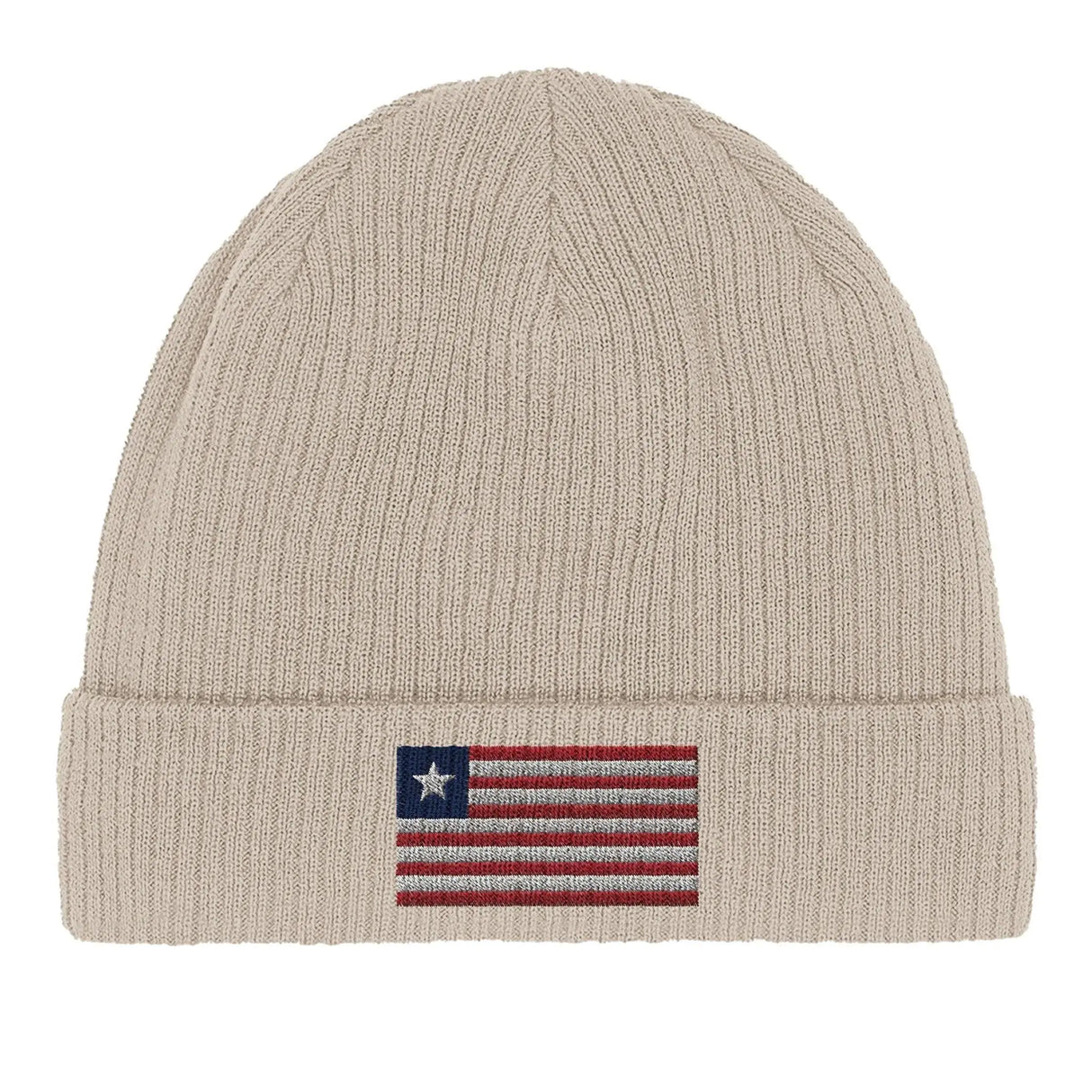 Bonnet coton drapeau liberia broderie usage quotidien