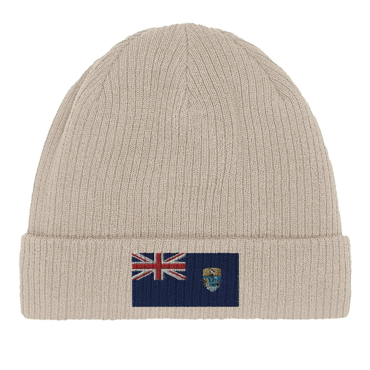 Bonnet coton drapeau tristan da cunha broderie confortable